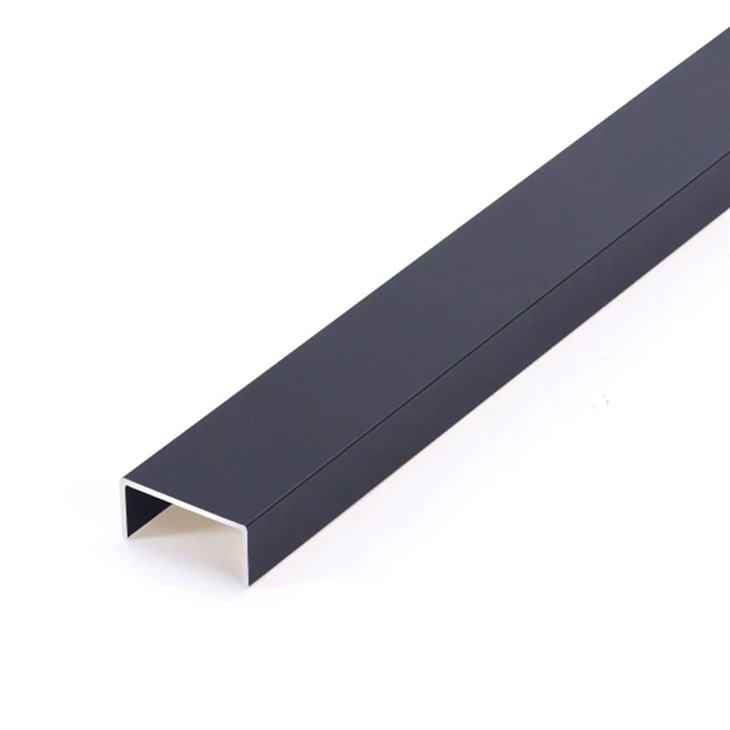 6mm Brushed Chrome Tile Trim