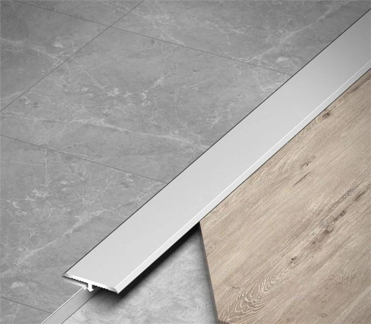 Brushed Chrome Tile Trim 10mm