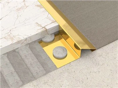 Rozsdamentes acél 0,188 Tile Edge Trim