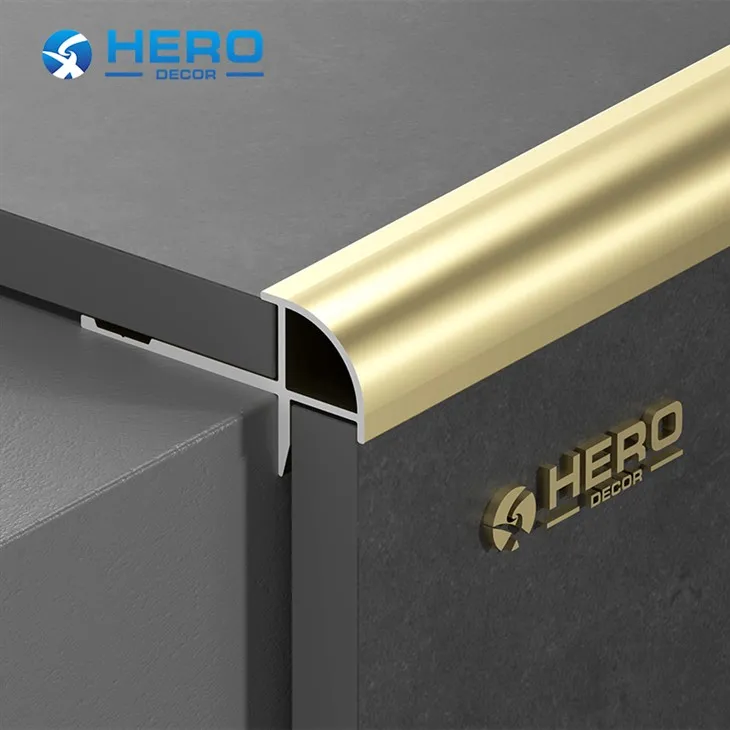 Alumínium csempe sarokprofil